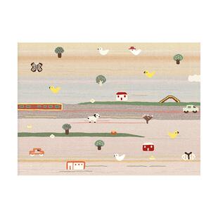 CCF 去旅行双层可机洗客厅地毯儿童房可拆洗无胶爬爬垫无胶无甲醛