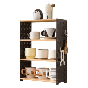 水杯子收纳置物架桌面杯架茶具储物马克杯水吧咖啡家用餐边柜多层