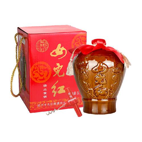 女儿红绍兴黄酒精品黄酒装花雕酒老酒整箱装绍兴酒冬酿花雕