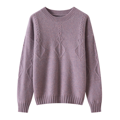 迪奥25秋冬新款高品质圆领毛衣女