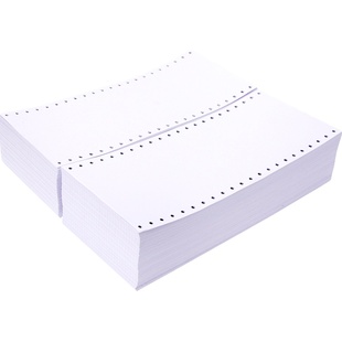 皓博120mm针式打印纸1一联单层无等分二等分三等分2二联3三联4四联磅单KTV药店医院医保专用针式电脑连打纸