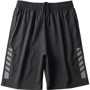 运动短裤女夏季宽松速干瑜伽健身套装大码冰丝跑步服薄款三分裤房