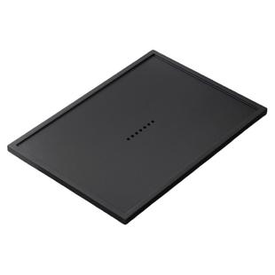 乌金石茶盘茶桌漏水石板嵌入式石面板内嵌式漏水盖板大小号石茶盘