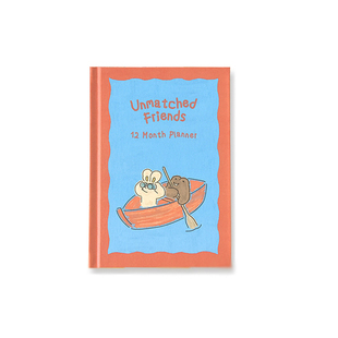 韩国monolike可爱复古万年型12个月计划本手账日程本周计划记事本