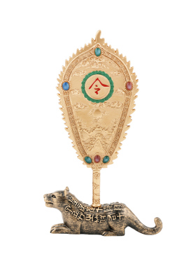 原装李居明2026马年吉祥物九运[大令旗]摆件客厅办公室装饰摆件