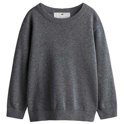 HM童装儿童男童毛衣冬季条纹打底套头针织衫1161567