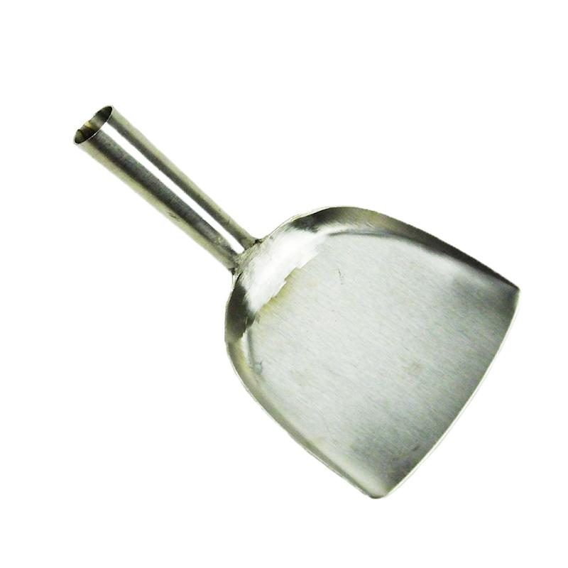 不锈钢加长炒菜厨师大锅饭木柄