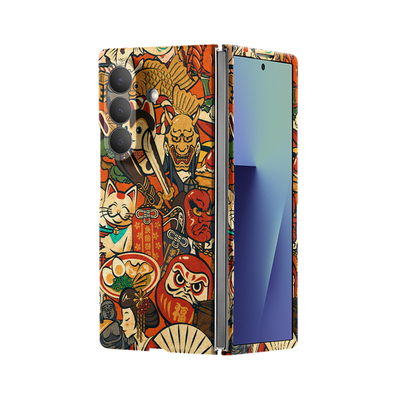 适用华为三星折叠屏强磁夜光小众