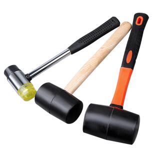 橡胶锤橡皮锤贴瓷砖神器工具铺地砖敲打橡皮锤子实心胶锤皮榔头