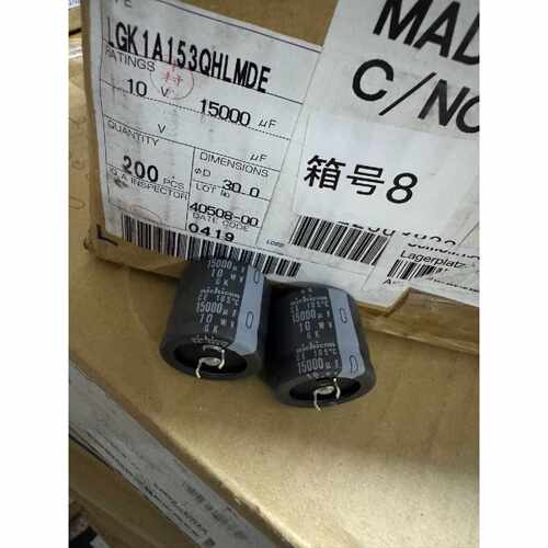 10v15000uf日本尼吉康电解电容原包装全新，直径30，