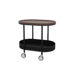 法式中古风客厅可移动沙发小推车边几复古小茶几床头置物架零食桌