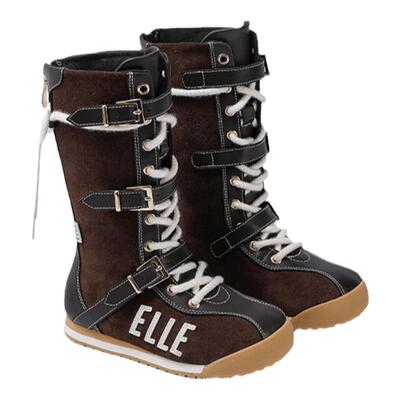 ELLEkids童靴秋冬季靴洋气皮靴
