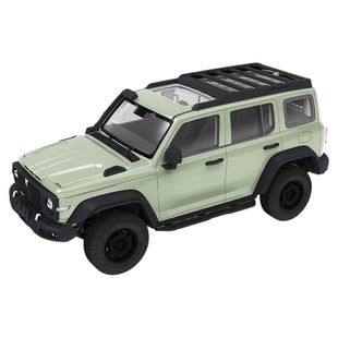 FUNBOX 1/24坦克300铁骑02 免胶预上色拼装模型 越野车种草绿版