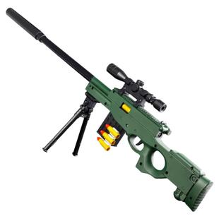 儿童玩具枪男孩软弹枪狙击枪吃鸡套装吉利服三级甲平底锅空投套餐