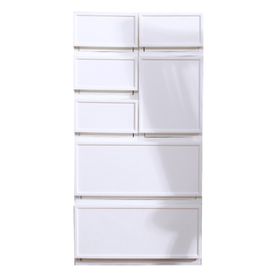 收纳箱抽屉式收纳盒衣柜衣服整理箱塑料衣橱衣物储物家用收纳柜子