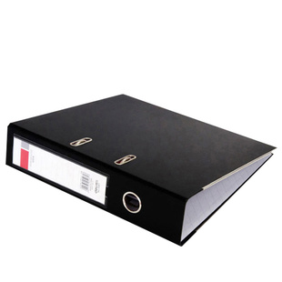 得力快劳夹A4文件夹2孔档案活页夹双孔插页试卷收纳夹文件夹收纳