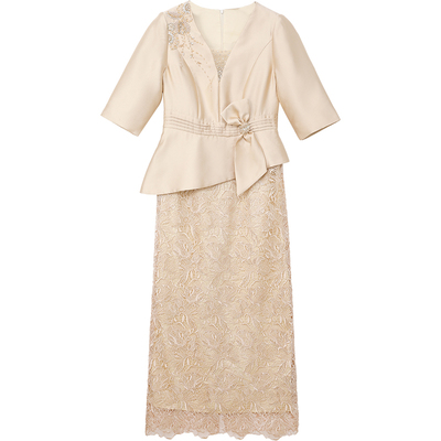 品牌高贵喜婆婆婚宴装2025秋新款