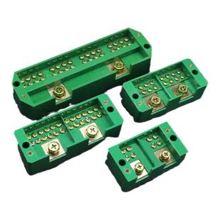 FJ6大功率分线盒二进四六八出电线连接器分线器并线神器接线端子