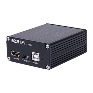 钛版XMOS 316异步USB转同轴光纤数字界面 第3代 HDMI DSD512