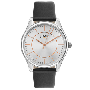 英国LIMIT手表超薄简约气质玫瑰金皮带潮男礼物