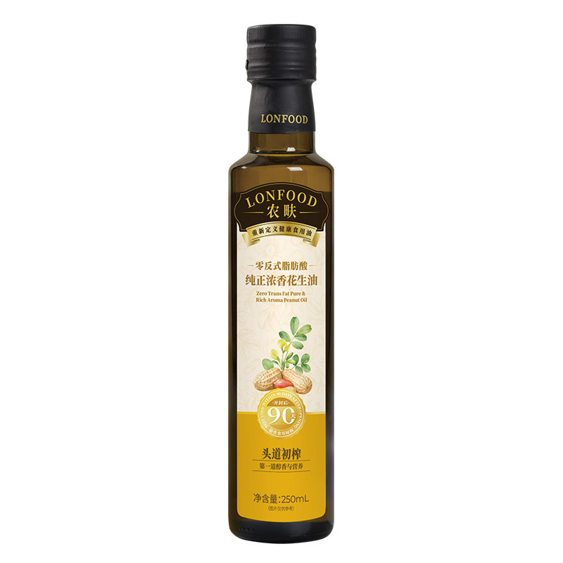 农畉零反纯正浓香花生油250ml