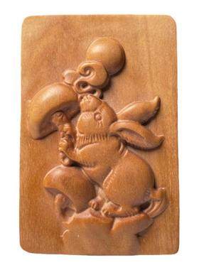 老山檀香印度迈索尔生肖兔护身符