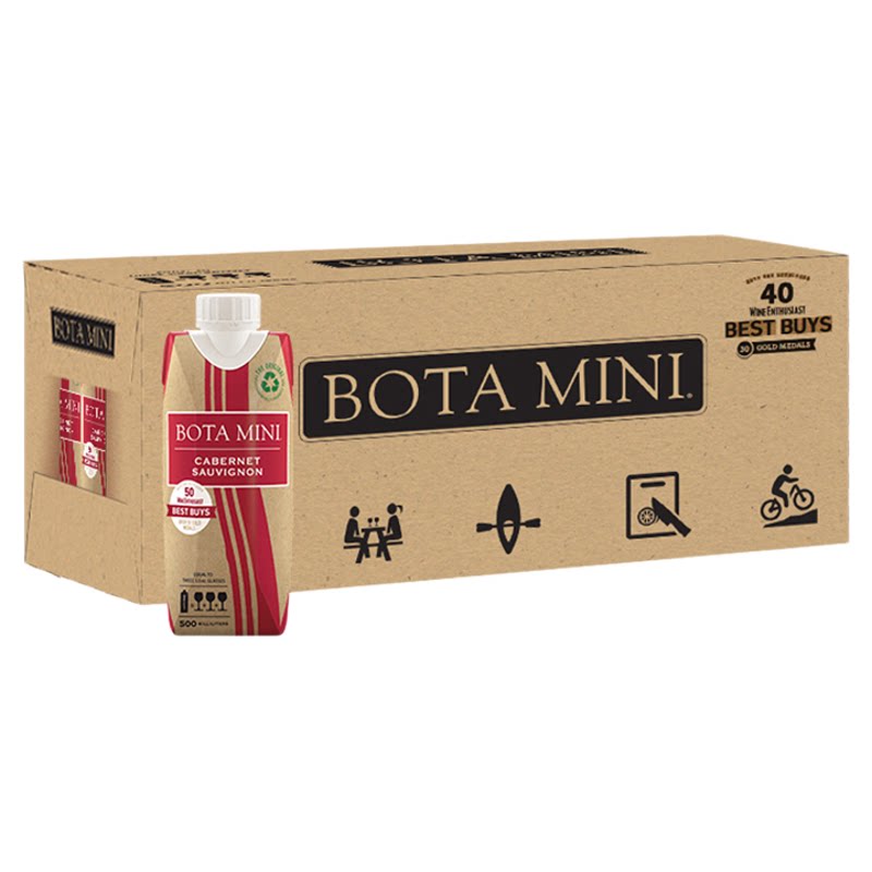 BOTABOX红葡萄酒500ml户外便携