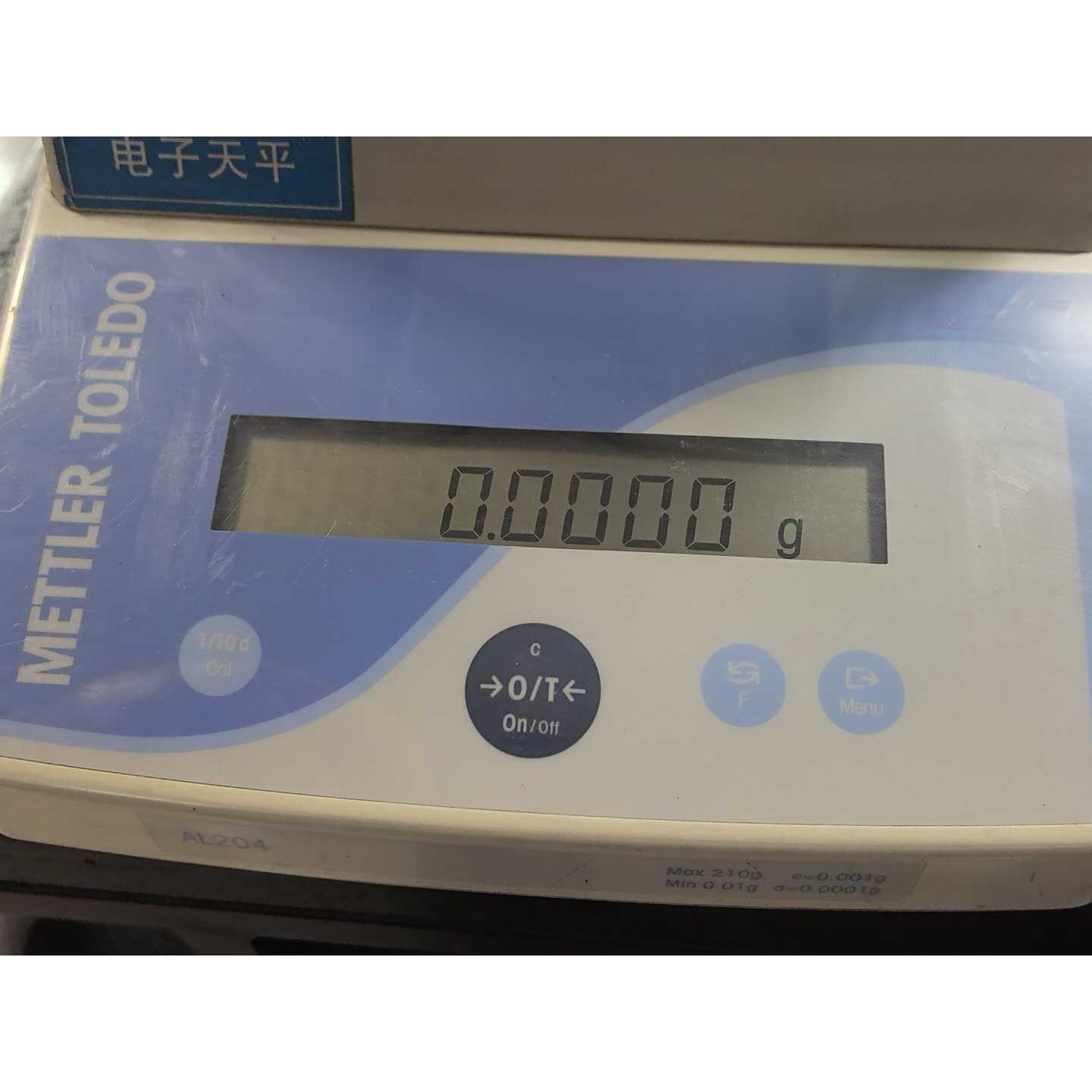 梅特勒托利多AL204电子天平,最大称量210g,精度0.0
