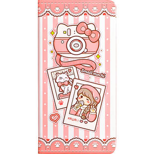 小麻薯手帐本新款weeks本套装手账本子贴纸女孩儿童女生高颜值可爱风方方本十二星座麻薯系列全套week方格本