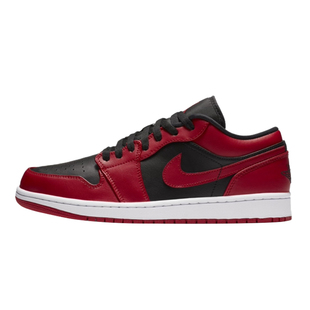 Air Jordan 1 low varsity red AJ1反转禁穿黑红蓝球鞋553558-606
