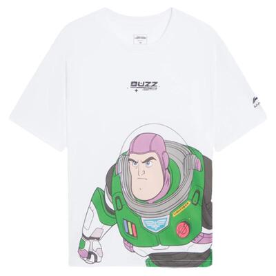 Lining/李宁正品X巴斯光年系列男大童宽松短袖T恤YHSS295