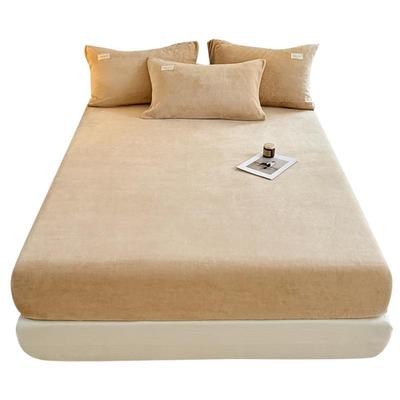 2025新款简约牛奶绒纯色单床笠