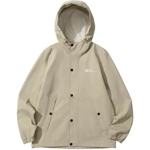 JackWolfskin狼爪25秋冬新款LHASA男户外休闲防风连帽夹克5321172