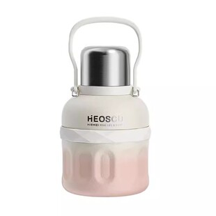 大肚保温杯大容量大号女生高颜值吸管26新款水杯子2000ml吸管水壶