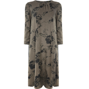 美丽客栈【花间精灵】高端大码连衣裙早春新款遮肚子女装减龄时髦