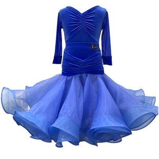 Venny薇妮高级定制款拉丁表演舞服女儿童专业进口面料比赛演出服