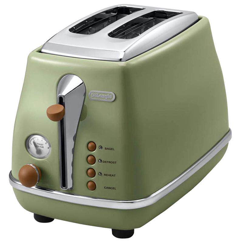 delonghi/德龙复古烤加热多士炉