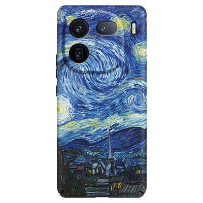 适用vivoiQOO梵高油画保护壳