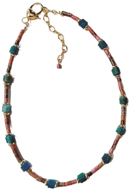 复古项链天然石高级感民族风