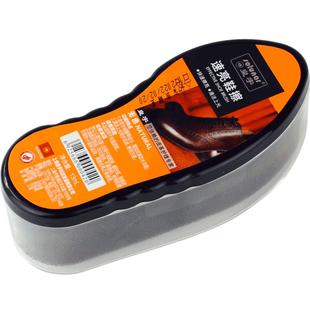 皇宇速亮鞋擦 擦鞋海绵鞋油无色皮鞋油上光去污海绵擦鞋神器4盒