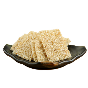 安徽特产合肥四大名点白切黑白芝麻片薄片交切片浇切焦切糖芝麻糖