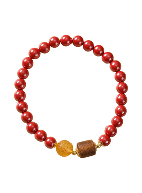 敦煌研究院朱砂蜜蜡手串