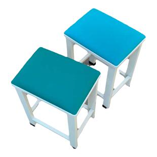 加厚车间软面凳工厂操作凳医院诊室陪护凳软包皮面方凳学校培训凳