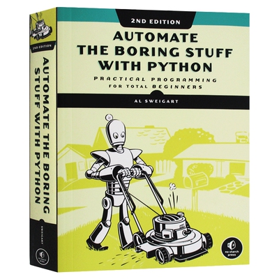 编程快速上手 让繁琐工作自动化第二版 英文原版 Automate the Boring Stuff with Python 进口原版英语书籍 全英文版