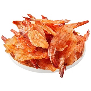 孕妇儿童】香烤开背虾干大零食凤尾虾干货即食特产大连官方旗舰店