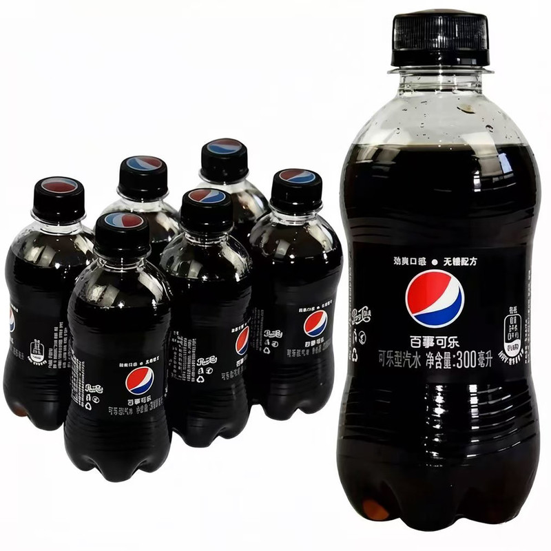百事可乐300ml*6小瓶装碳酸饮料
