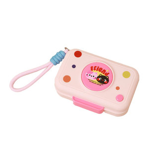 便携式药盒分装旅行分装药丸盒8分格防潮密封口服液盒子