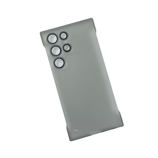 透气散热适用三星S25Ultra超薄无边框s25edge硬化升级防刮磨砂肤感硬壳S23U带镜头膜s24ultra高透裸机手感