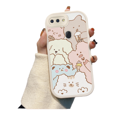 适用OPPO R15标准版手机壳卡通萌opopr15硅胶皮纹oopor15t日韩女款0pp0r15普通版手机套ins搞怪PACM00女可爱
