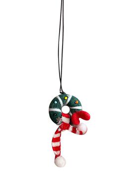 可爱卡通圣诞节毛绒长款项链秋冬